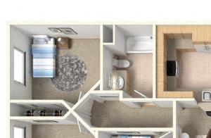 Plan 3A FloorPlan 3D Plan 3A FloorPlan 3D at TERRAZA DEL SOL, California, 91730